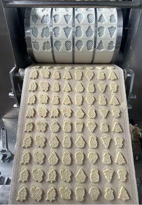 3kw de alta produtividade Creme de morangos finos Batata de bolachas máquina Biscoito fabricante