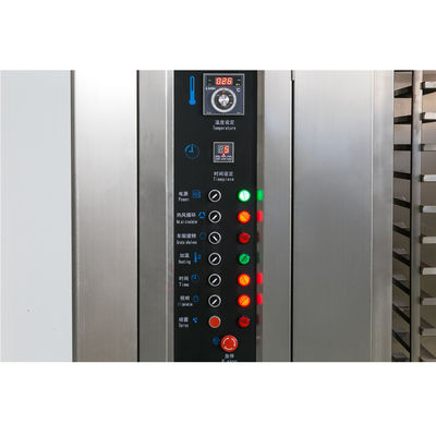 64 bandejas bolo redondo pão torrada equipamento de panificação forno rotativo com aço inoxidável