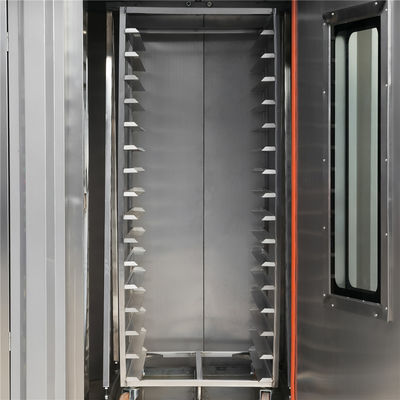 64 bandejas bolo redondo pão torrada equipamento de panificação forno rotativo com aço inoxidável