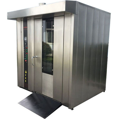 Forno giratório a gás de 32 bandejas, elétrico/diesel/gás, para a matéria-prima de farinha de panificação