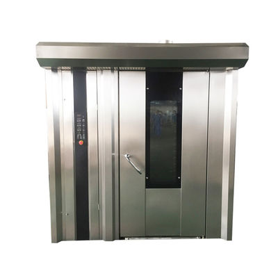 Forno giratório a gás de 32 bandejas, elétrico/diesel/gás, para a matéria-prima de farinha de panificação