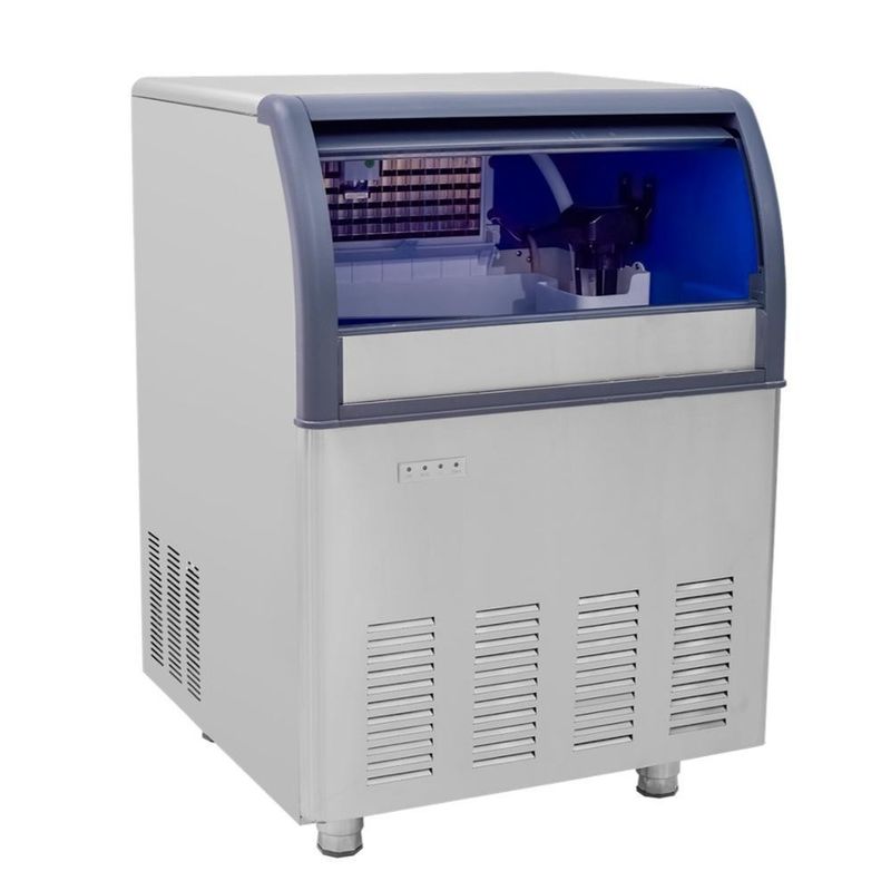 Máquina de fazer gelo de tipo dividido 220V Empresa Casa Máquina de fazer gelo automático comercial