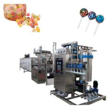 Linha de produção de depósito de doces de geléia com máquina de fabricação de doces moles e servo-condutor