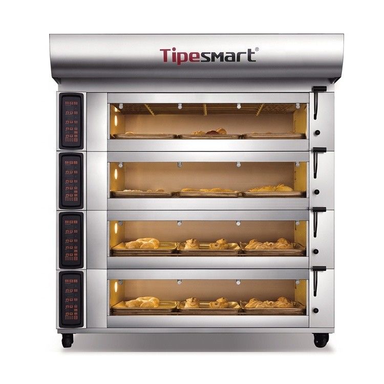 600*400mm Tamanho da bandeja Pão Elétrico Croissant Pizza Forno de Forno para o desempenho da padaria