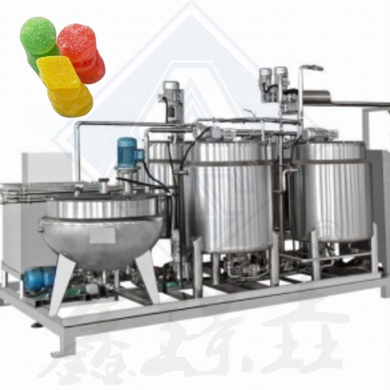 Equipamento da Indústria Alimentar Máquina de Fabricação de Doces para a Produção de Doces Hard Soft Jelly