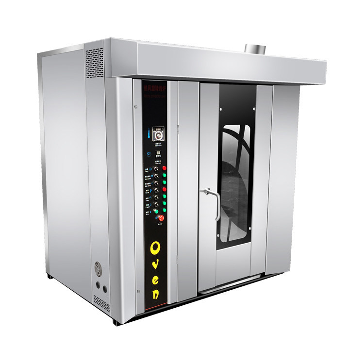 Equipamento de padaria de baguetes 64 bandejas Forno rotativo com forno de pão italiano Pita Peças