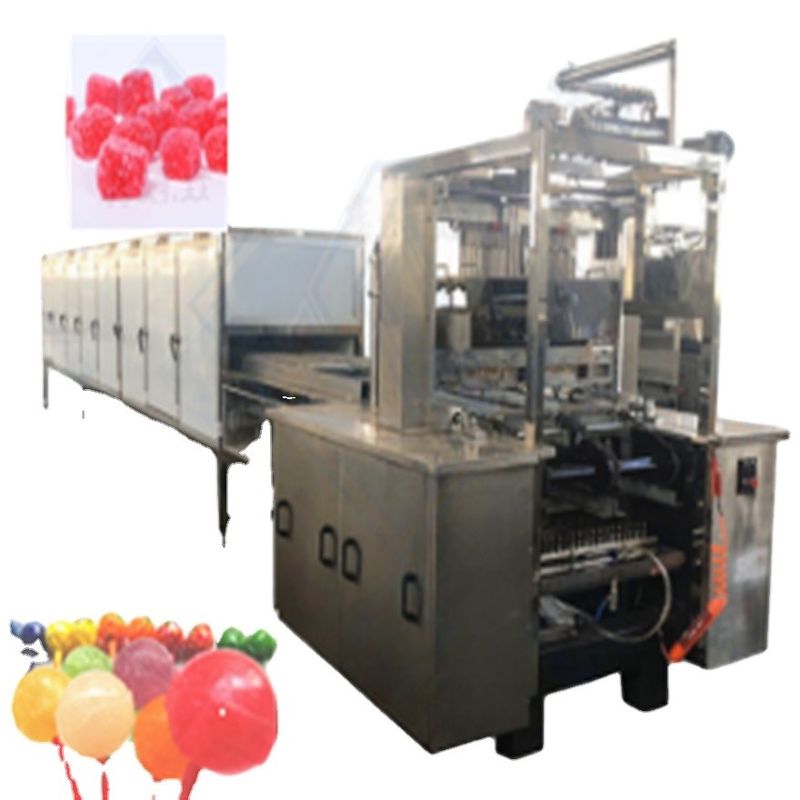 Linha de produção de doces moles e duros totalmente automática Máquina de depósito de amortecimentos para doces