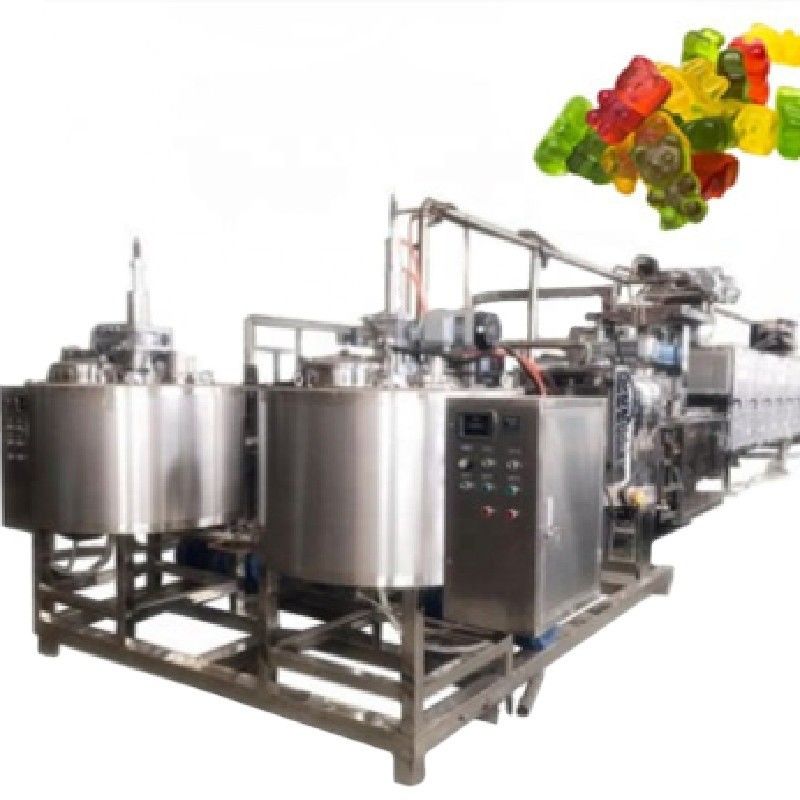 Máquina de fabricação industrial de ursinhos de borracha com alta produtividade e função totalmente automática