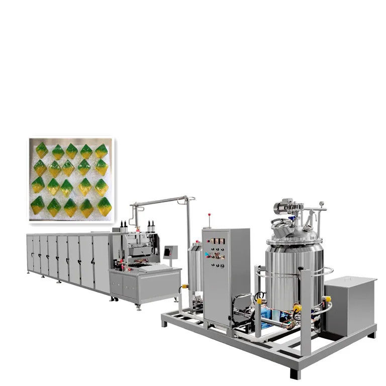 Máquinas de enchimento de doces para produção industrial automática de doces