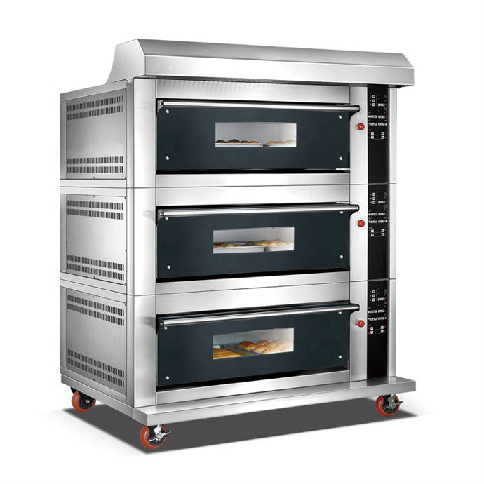 Forno elétrico de convés de alta produtividade para assar pão comercialmente