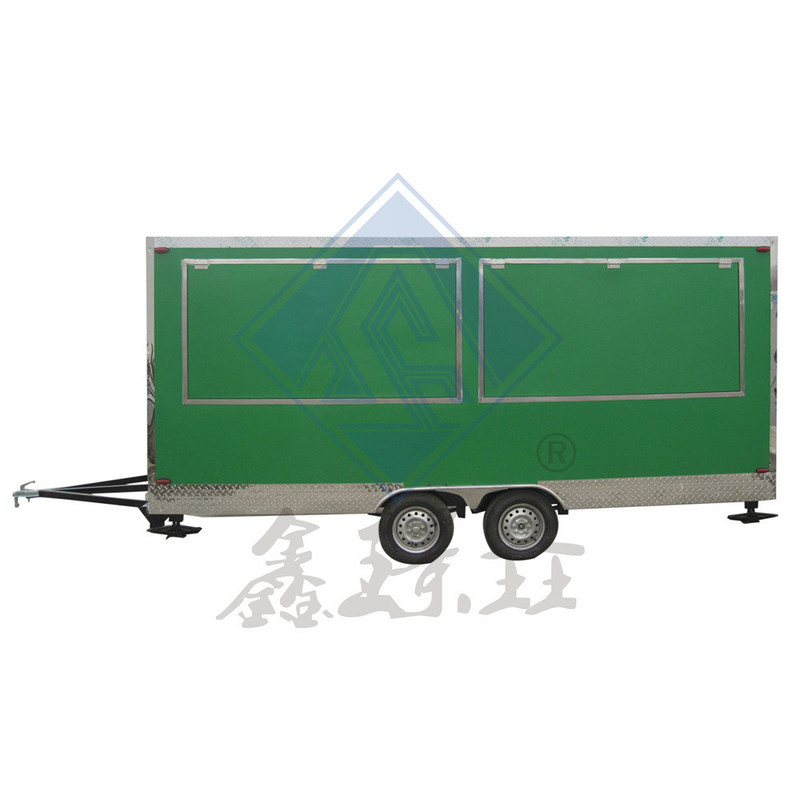 500CM Industrial Comercial Quadrado Single/Double Axles Carrinho de alimentos móvel Food Truck