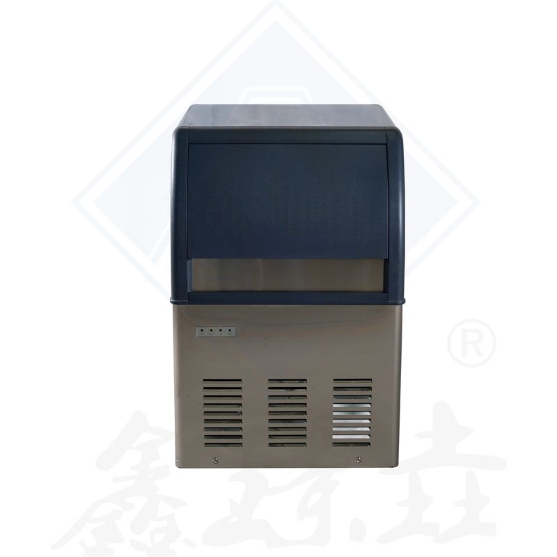 Máquina de fabricação de cubos de gelo comercial com capacidade de 54 kg/dia e produção rápida