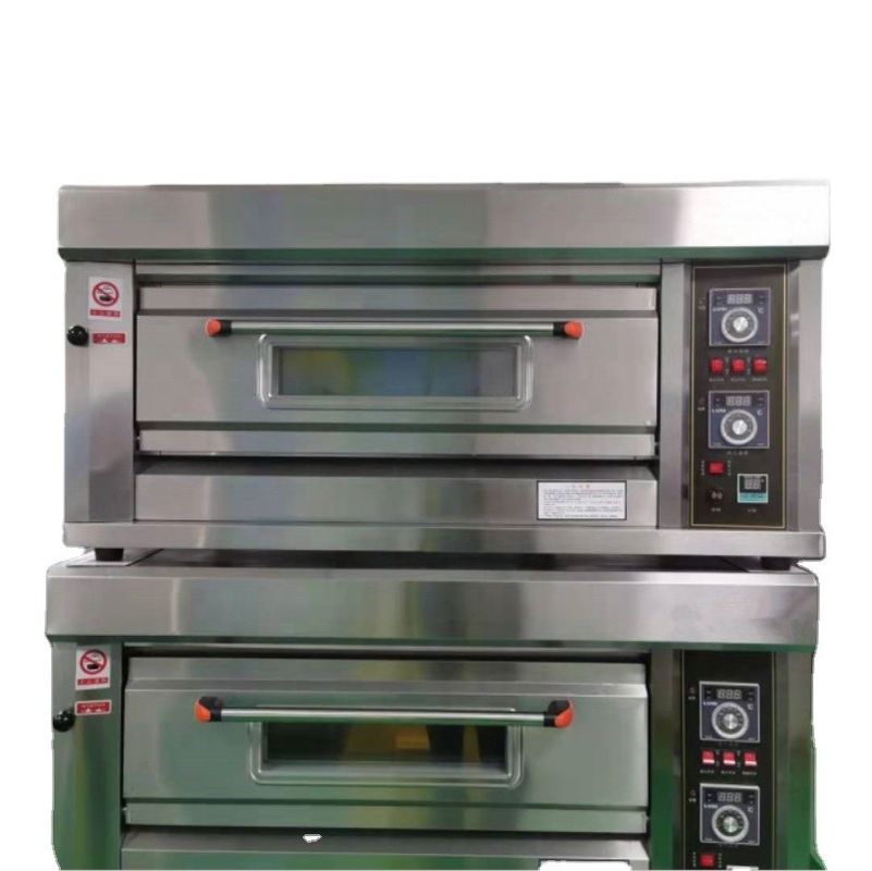 Forno de pizza de 2 decks e 4 bandejas perfeito para a padaria em equipamentos de hotel de uso geral