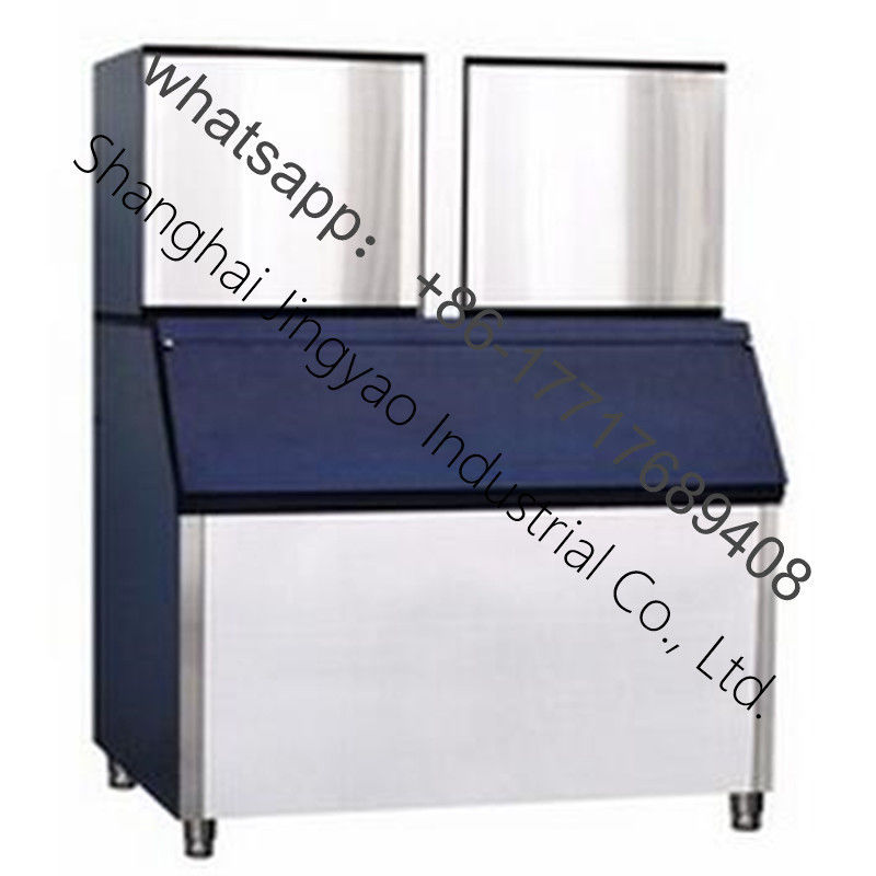 Equipamento de cafeteria Máquina de fazer gelo de cubo para barra de suco 750W e forma de bloco de gelo