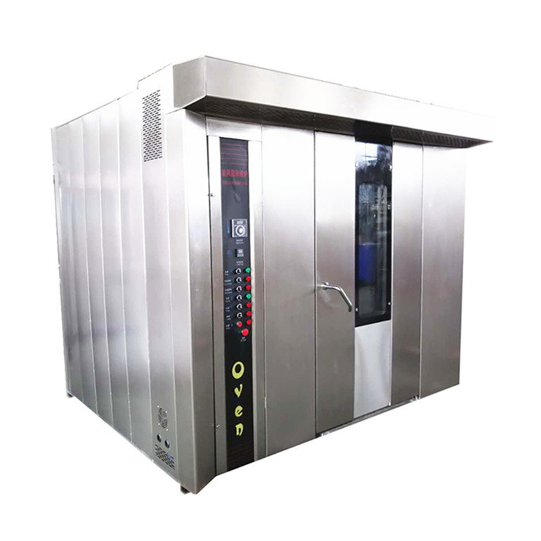 Tamanho da bandeja 400 * 600 / 800 * 600mm Industrial Rotary Arabe Forno de Pão Burger Bun Forno rotativo