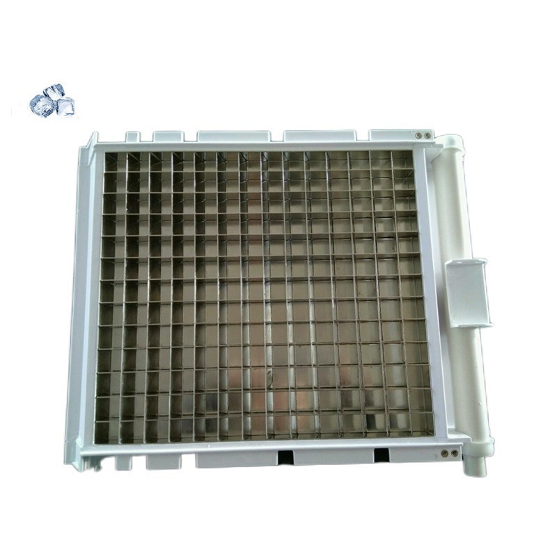 Grades de gelo personalizadas Cubo de gelo quadrado de cobre Fabricante de blocos de gelo cubo evaporador de gelo com tampa