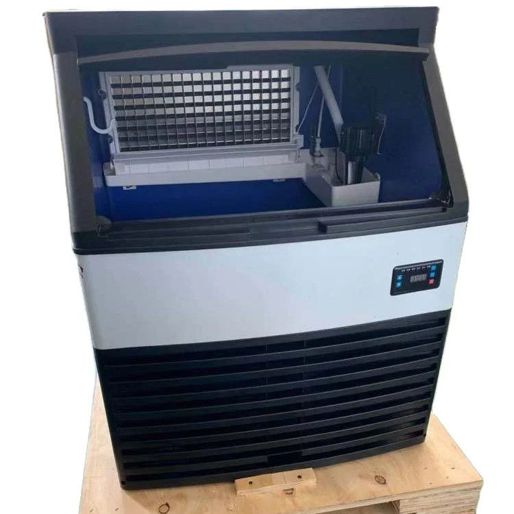 Máquinas automáticas de fabricação de blocos de gelo de aço inoxidável 304 para pequenas casas limpas