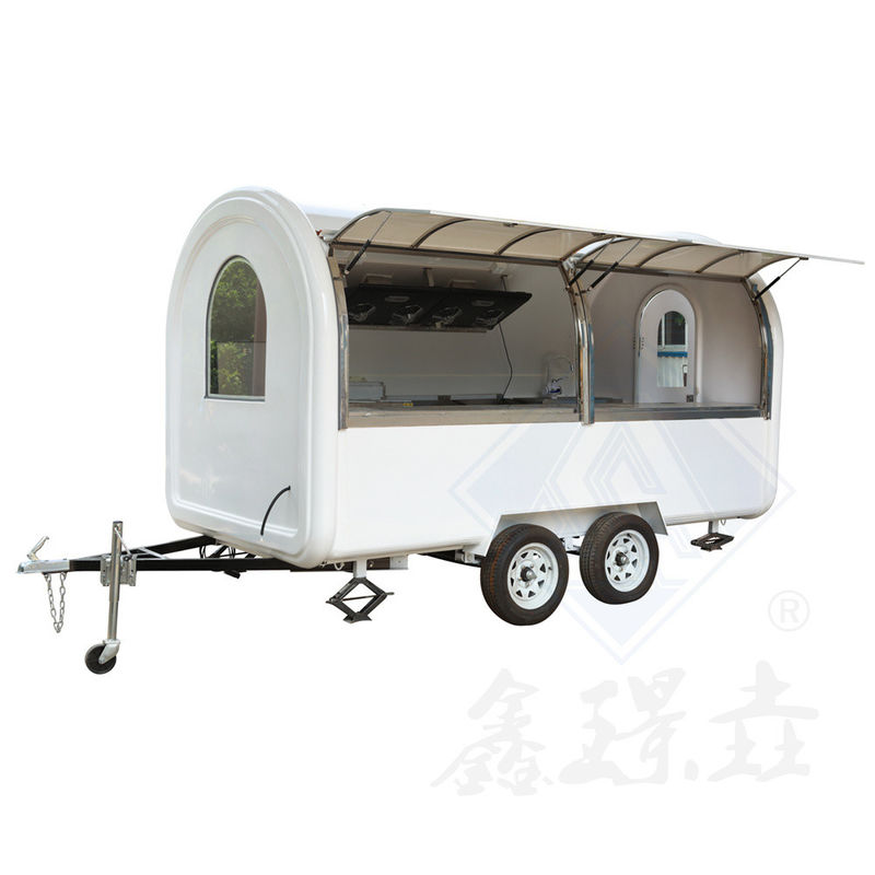 Caminhão de comida totalmente equipado de estilo europeu com cozinha completa Tamanho 2300*1750*2100mm