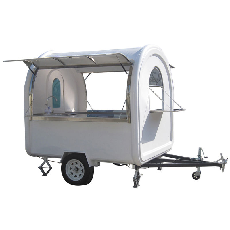 850 kg Carrinha de cachorros quentes Carrinho de gelados Quiosque de alimentos/ Caminhão de venda de alimentos L280cm*W200cm*H210cm