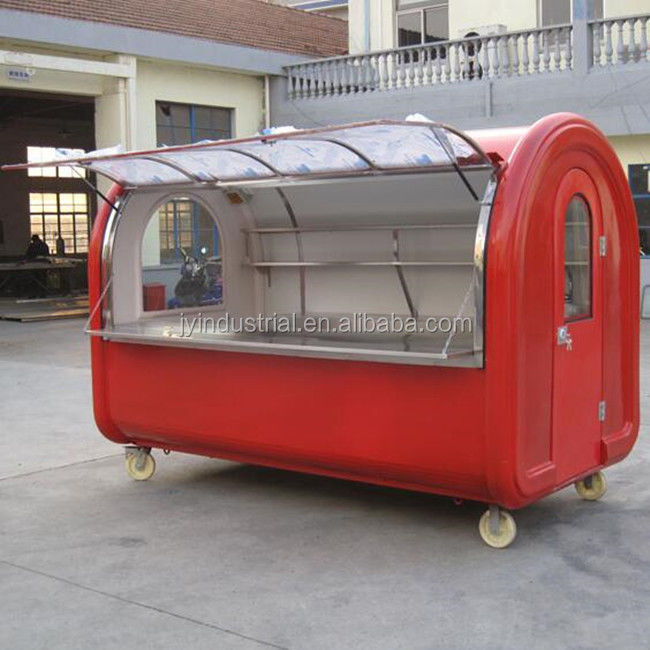 Design moderno Cor rosa clara Donut Waffle Hot Dog Cozinha Food Truck JY-B35 Personalizado