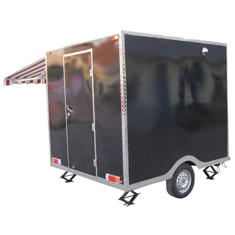 Caravana de camiões de alimentos de cozinha completa para transporte de alimentos congelados e alta produtividade