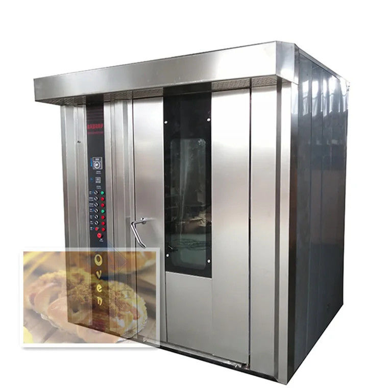32 bandejas Forno rotativo a vapor totalmente automático perfeito para lojas de alimentos e bebidas ocupadas