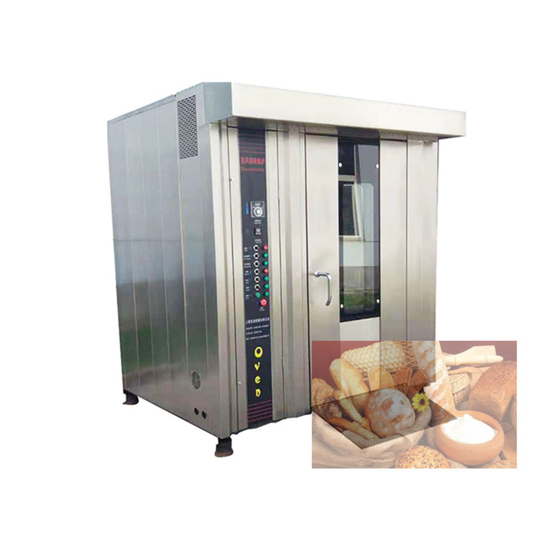 32 Taça Forno rotativo elétrico comercial para assar pão de açúcar 100 kg/h a 52,5 kW de potência