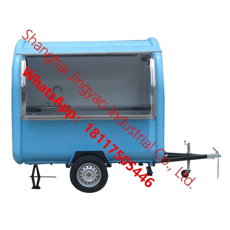 Matéria-prima Frutas JY-BT400 Carrinho de cachorros quentes 1500kg Capacidade e Carrinho de comida de batatas tornado