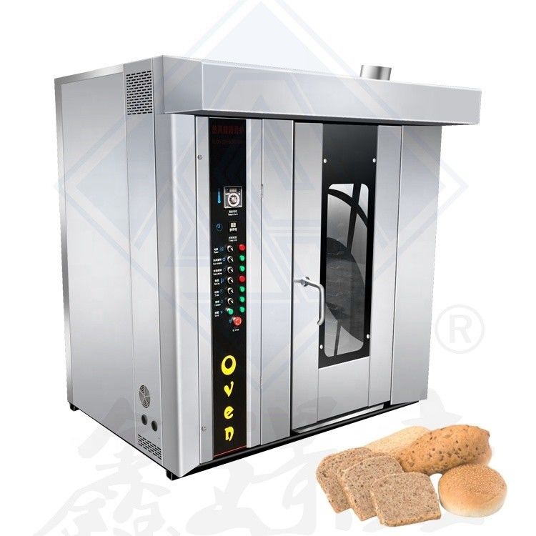 Forno de convecção de ar quente para padaria Forno rotativo Máquinas de processamento de alimentos
