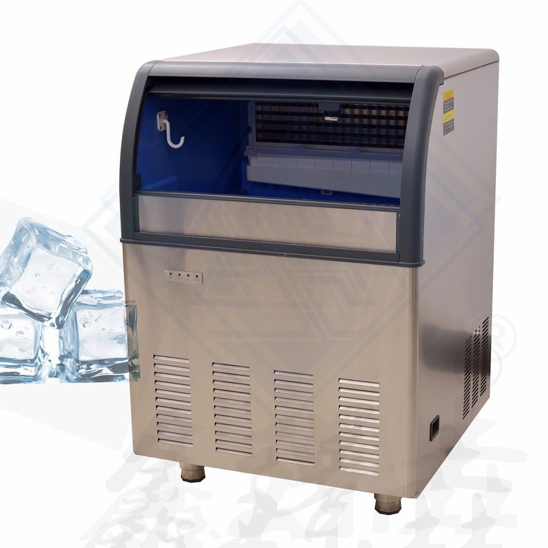 Máquina de fabricação de blocos de gelo transparente Automatização comercial Refrigeração de ar para bebidas alimentares