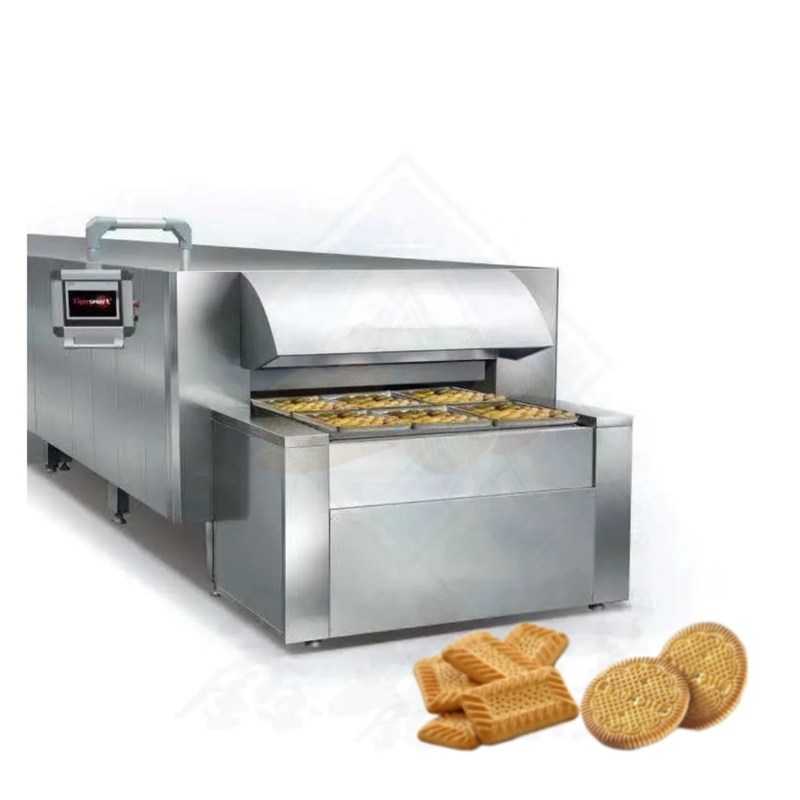 Máquina de fabricação de biscoitos totalmente automática para linha de produção de biscoitos salgados