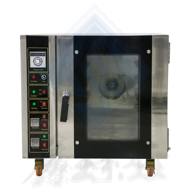 Forno a gás de pequeno porte para cozimento comercial elétrico de 5 bandejas Pão 905x1280x955mm