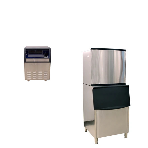 Máquina de fabricação de gelo de bloco comercial para o mercado da África do Sul 1 tonelada com 562*830*1560 mm Tamanho