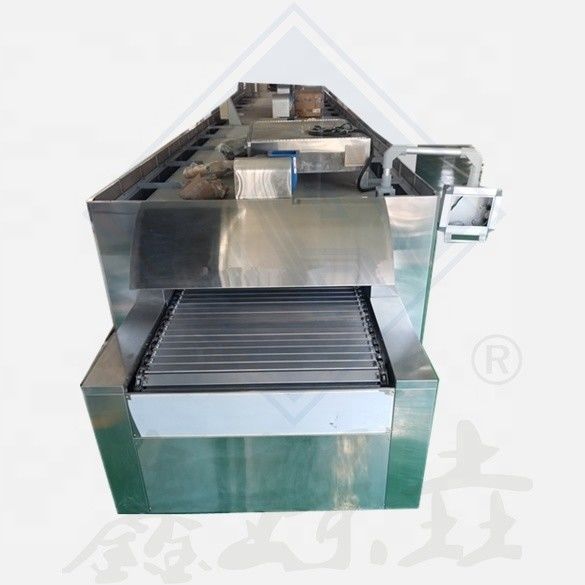 Lojas de alimentos e bebidas Panaderia industrial Forno de túnel Linha de produção 100-200 kg/h Capacidade