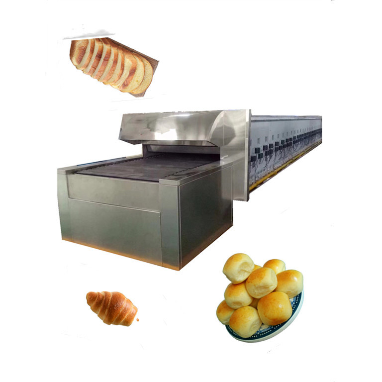 Forno de túnel de linha croissant totalmente automático com 22,5 x 32,5 x 24,5 cm Voltagem 110/220