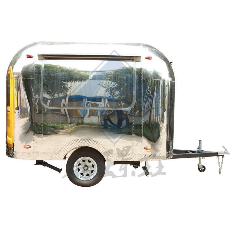 Baseado em água 2.8M Single/Double Axles Design Mobile Personalizado Food Snack Truck Direct