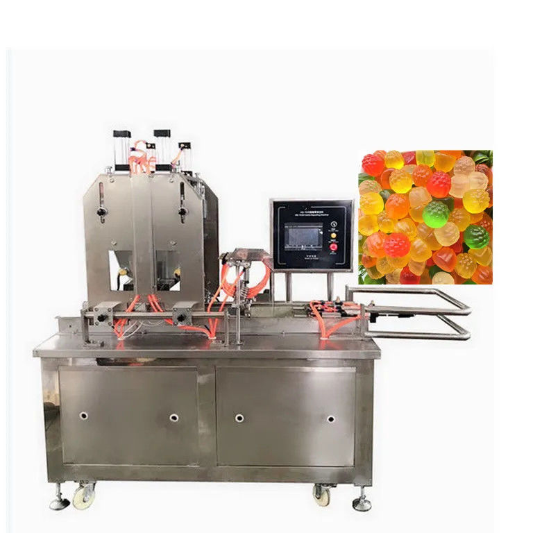 Máquina de fabricação de geleia de doces bonitos Máquina de depósito de doces para produção de pirulito