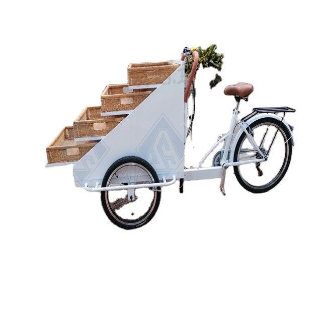 Caminhão de lanches de três rodas Europa Hot Dog Vending Bike para o mercado