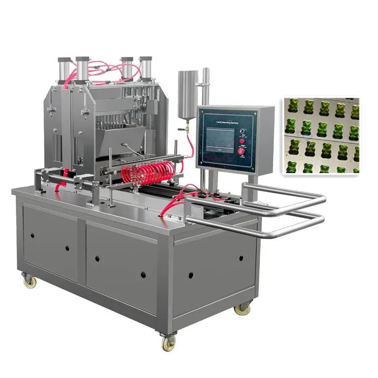 Máquina automática de fabricação de geleia de doces de 500 kg para produção de doces moles em Xangai