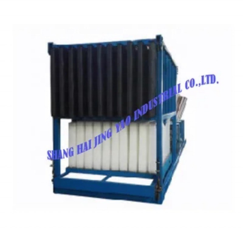 Máquina de fabricação de blocos de gelo comercial com compressor industrial 1230x930x2040mm Tamanho