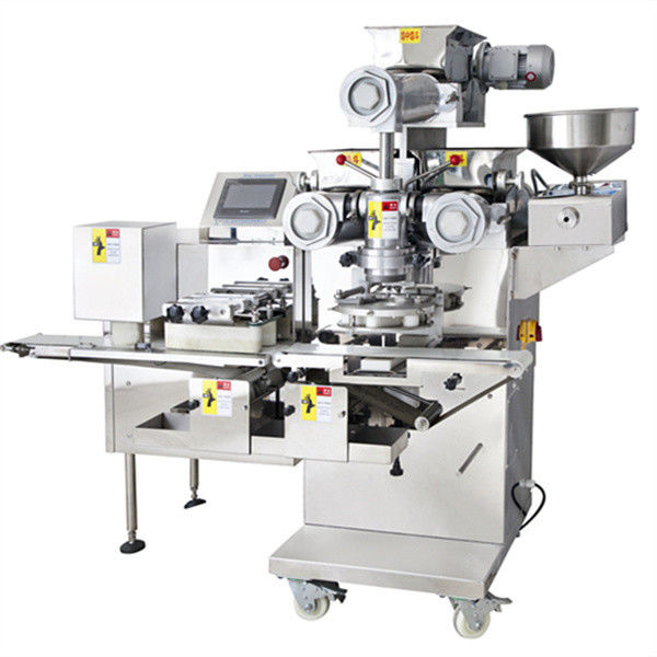 Máquina de incrustação de três núcleos e de formação de panquecas de alta capacidade para produção de rebanhos