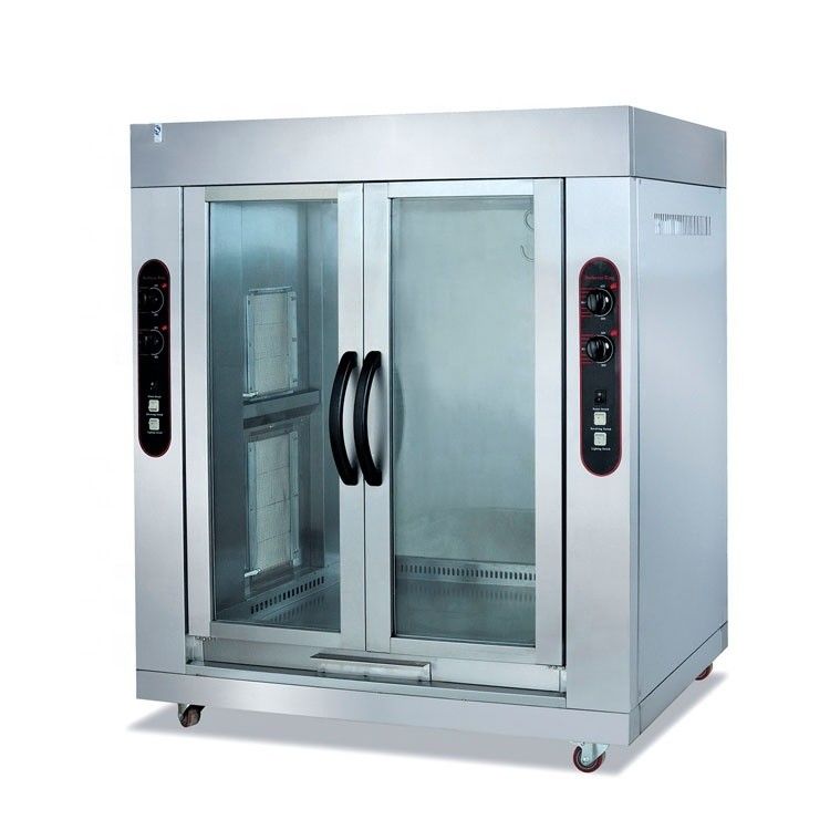 Eletrodoméstico de cozinha de estilo avançado de gás autônomo duas lâmpadas rotisserie para ovelhas e porcos