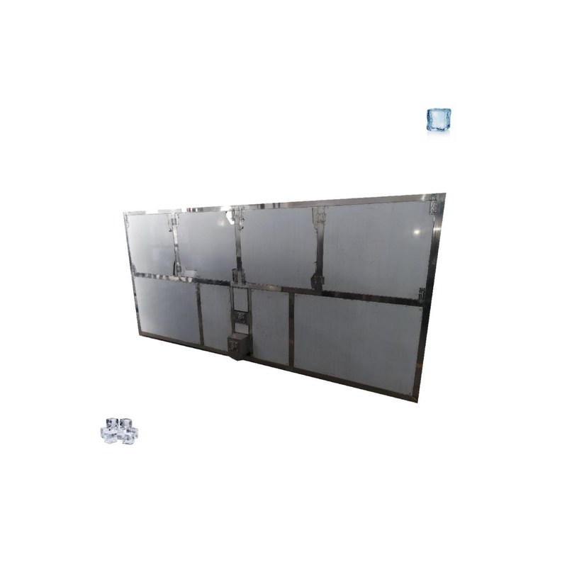 Capacidade de armazenamento de gelo de 1000 kg Máquina de cubos de gelo de 5 toneladas e 10 toneladas
