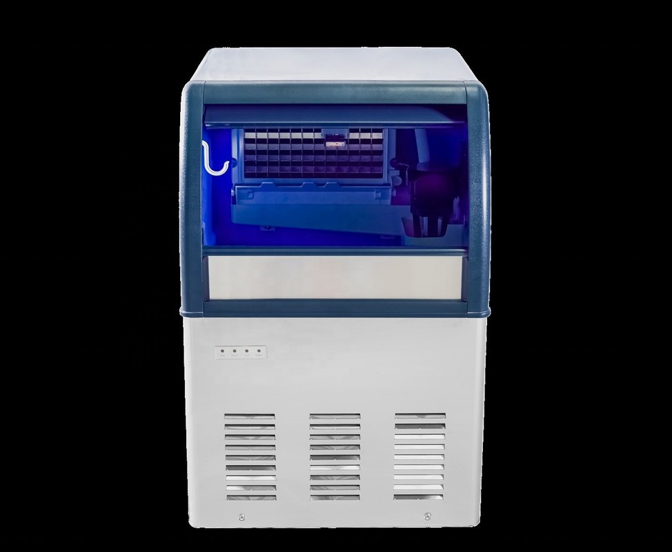 Máquina de fabricação automática de cubos de gelo industriais com aço inoxidável 304 e bom