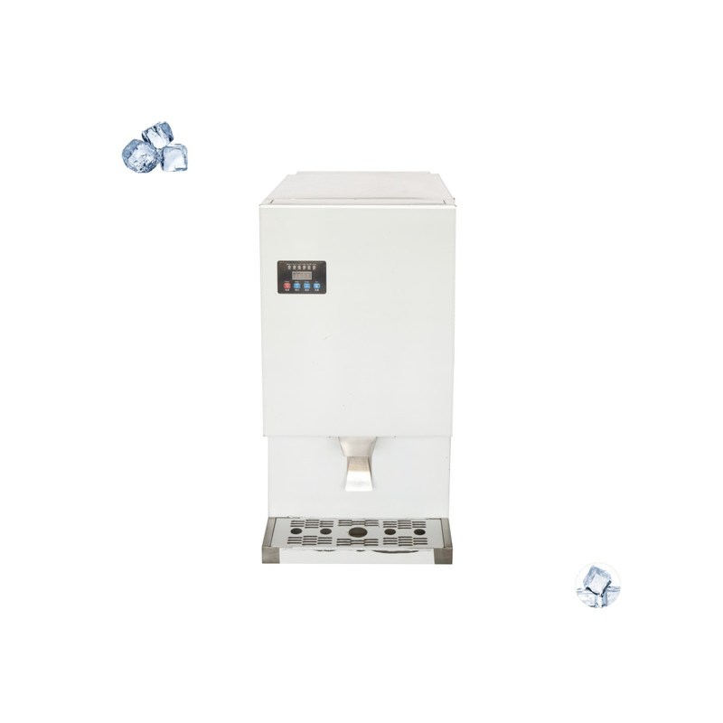 Fabricante de gelo comercial de 40 kg com capacidade de armazenamento de gelo de 200 kg e fácil operação