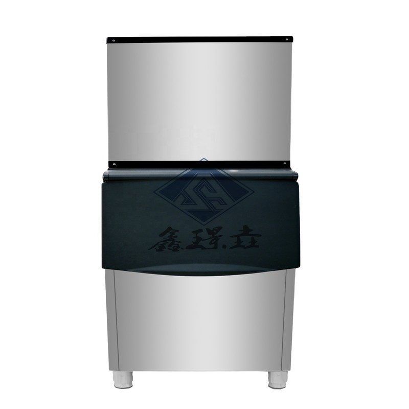 Máquina automática de fabricação de cubos de gelo industriais 400P 181 kg/dia para produção comercial de gelo