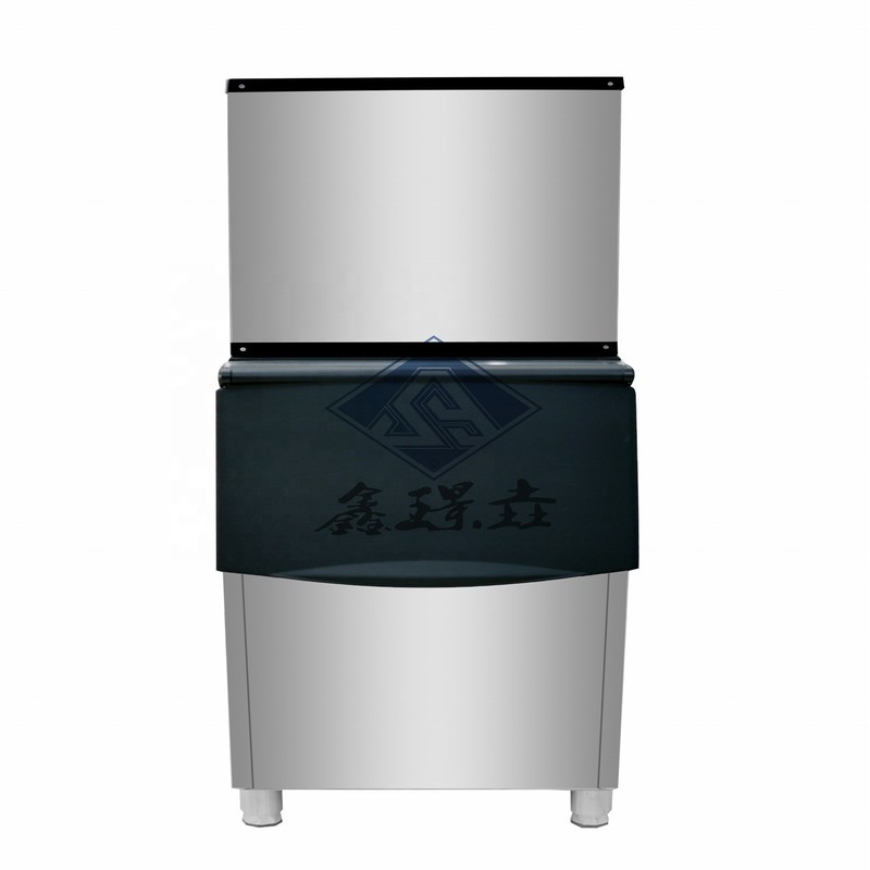 Máquina de fabricação de cubos de gelo comercial 350P 159kg/dia com e operação automática