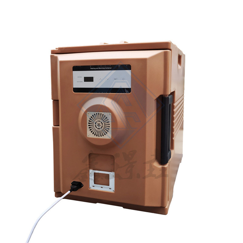 53x33.5x51cm Tamanho interno LLDPE de qualidade alimentar Plástico de calor Elétrico Caixa de alimentos aquecedora com espuma PU