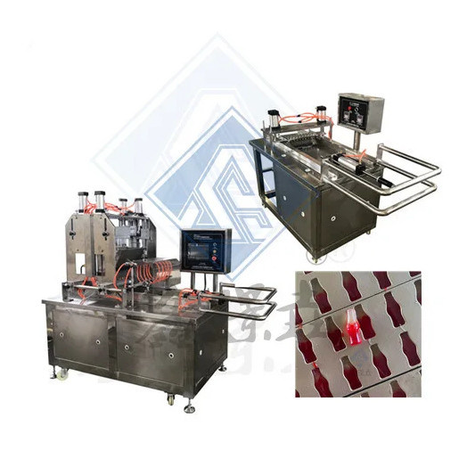 Máquina de fabricação de geleia de doces de 500 kg para alta produção na fabricação automática de doces