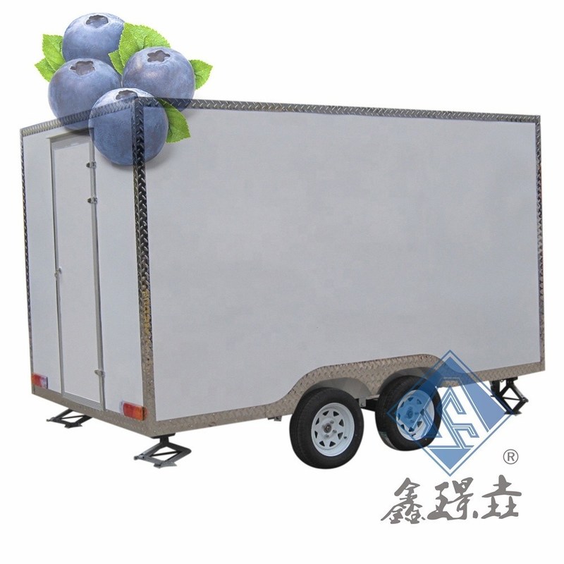 Caminhão de comida multifuncional Caminhão de comida rápida com cozinha completa e cozinha de corrente aérea